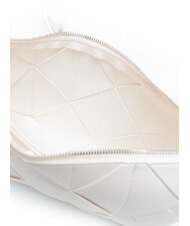 CALVIN KLEIN WOVEN sac bandouli&egrave;re alysse blanche - Sacs pour Femme - 5