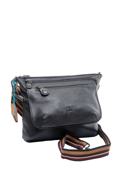 BENNY Sac bandouli&egrave;re M, cuir noir - Sacs pour Femme