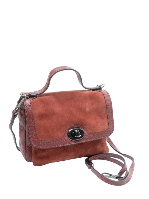 SHAILA Mini sac &agrave; main avec bandouli&egrave;re terre cuite - Sacs pour Femme