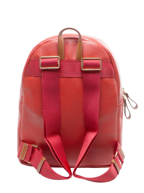 CREMONA Sac &agrave; dos en cuir, deux compartiments rouge - Sacs pour Femme