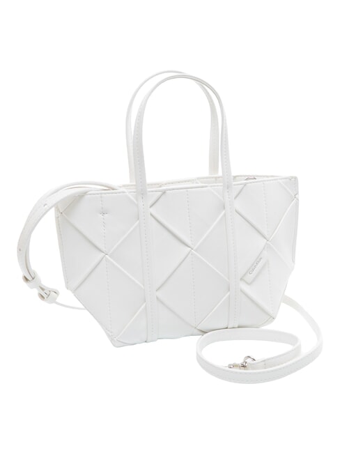 WOVEN Sac &agrave; main avec bandouli&egrave;re alysse blanche - Sacs pour Femme