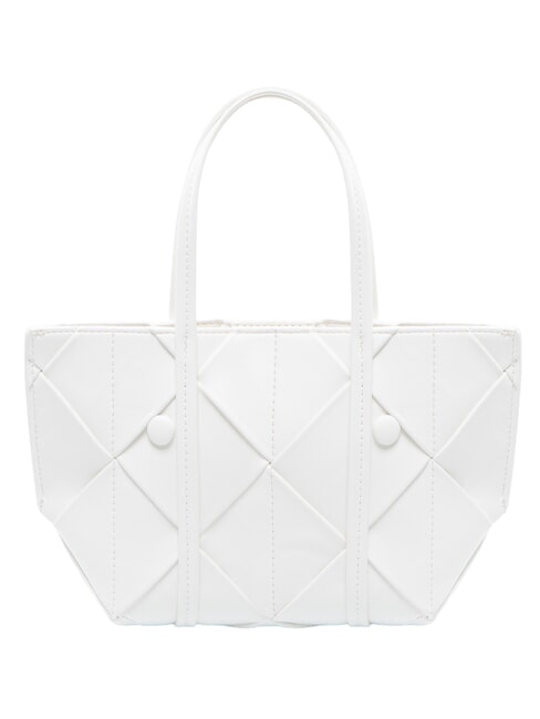 WOVEN Sac &agrave; main avec bandouli&egrave;re alysse blanche - Sacs pour Femme