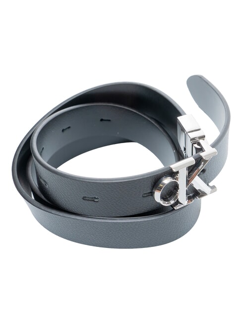 CK HARDWARE Ceinture r&eacute;versible en cuir sur noir - Ceintures