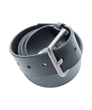CALVIN KLEIN CASUAL ROLLER ceinture en cuir noir/argent antique - Ceintures - 3