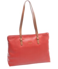 BRIC&rsquo;S CREMONA Sac cabas en cuir, sac bandouli&egrave;re rouge - Sacs pour Femme - 2