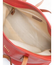 BRIC&rsquo;S CREMONA Sac cabas en cuir, sac bandouli&egrave;re rouge - Sacs pour Femme - 5