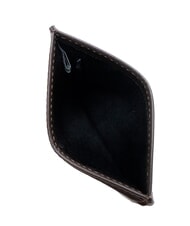 CALVIN KLEIN RAISED LOGO porte-cartes en cuir plat - Portefeuilles Homme