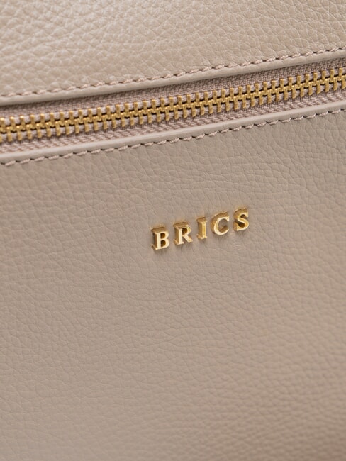 CREMONA Mini sac bandouli&egrave;re en cuir tourterelle - Sacs pour Femme