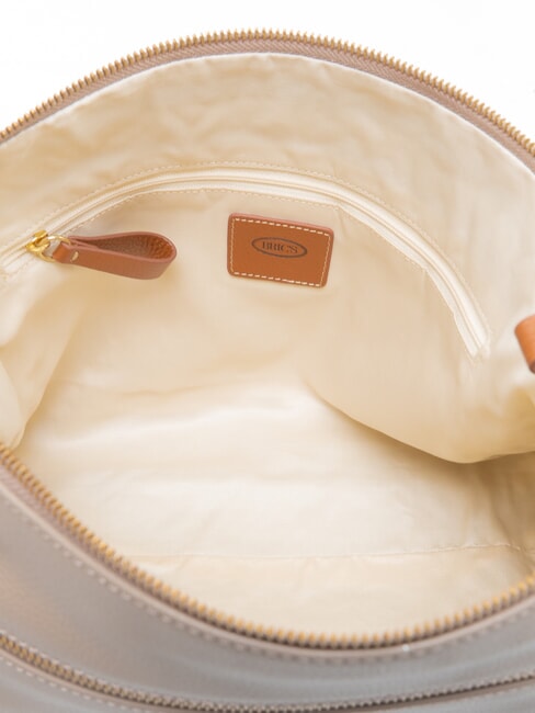 CREMONA Mini sac bandouli&egrave;re en cuir tourterelle - Sacs pour Femme