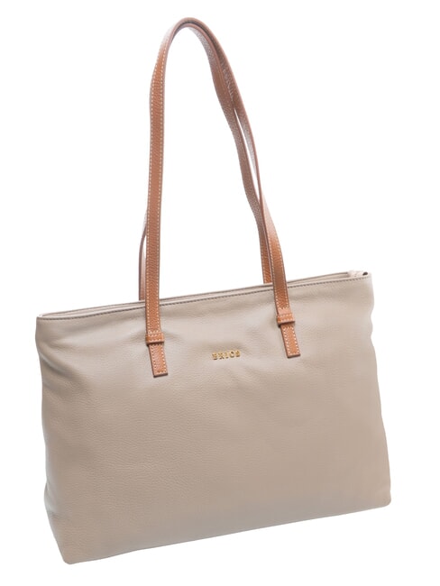 CREMONA Sac cabas en cuir, sac bandouli&egrave;re tourterelle - Sacs pour Femme