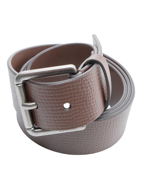 CASUAL ROLLER ceinture en cuir marron ch&acirc;taigne / antique s - Ceintures