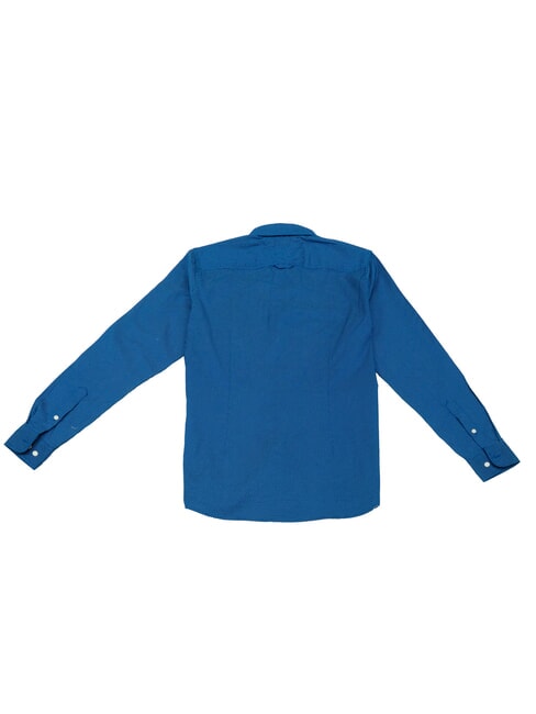 TH Chemise en coton &agrave; manches longues bleunoir - Chemises pour hommes