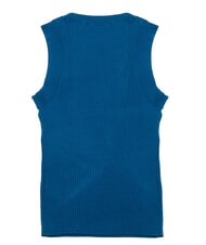 TOMMY HILFIGER TH Chemise sans manches, &eacute;paules larges indigo profond - T-shirt - 3