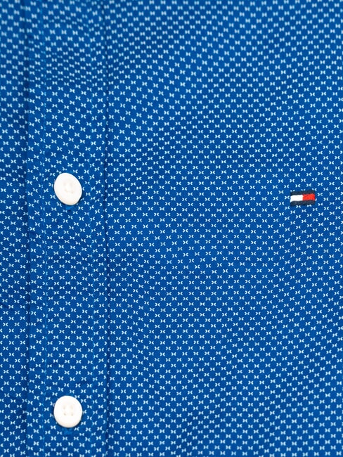 TH Chemise en coton &agrave; manches longues bleunoir - Chemises pour hommes