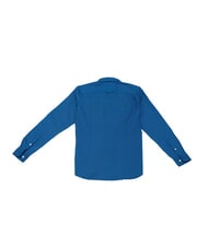 TOMMY HILFIGER TH Chemise en coton &agrave; manches longues bleunoir - Chemises pour hommes - 3