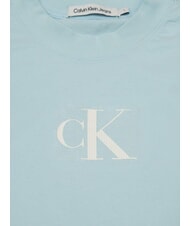 CALVIN KLEIN CK JEANS T-shirt court &agrave; manches longues souvenir bleu - T-shirt - 2