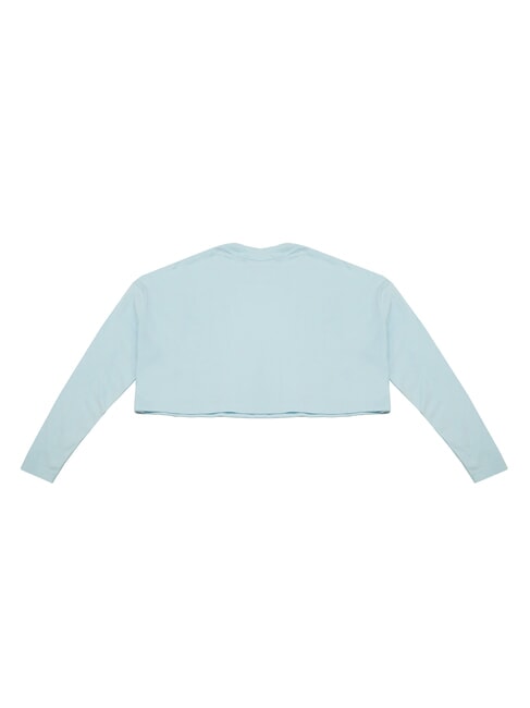 CK JEANS T-shirt court &agrave; manches longues souvenir bleu - T-shirt