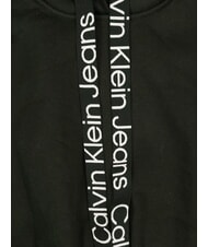 CALVIN KLEIN CK JEANS robe &agrave; capuche noir/blanc &eacute;clatant - V&ecirc;tements femme - 2