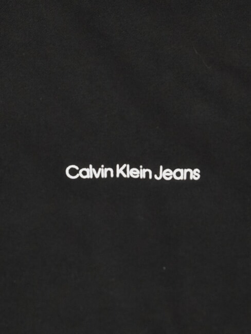 CK JEANS Sweat-shirt en coton ck noir/amarante - Sweat-shirts pour femmes