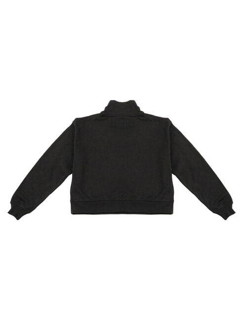 CK JEANS Sweat-shirt en coton ck noir/amarante - Sweat-shirts pour femmes
