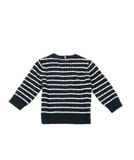 TOMMY HILFIGER TH pull &agrave; col rond rayures nautiques - Pulls pour enfants - 3