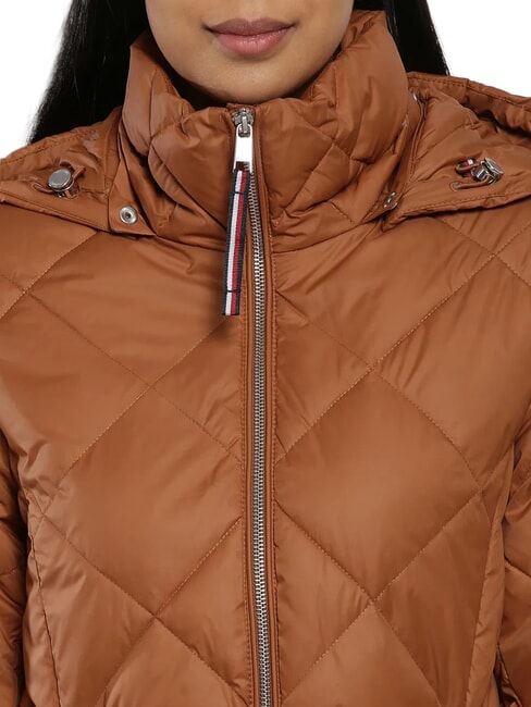 TH veste &agrave; capuche cognac naturel - Vestes pour femmes