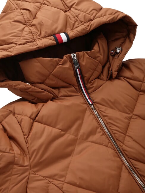 TH veste &agrave; capuche cognac naturel - Vestes pour femmes