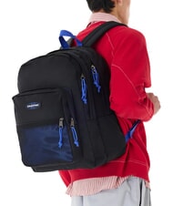 EASTPAK PINNACLE Sac &agrave; dos contraste noir bleu - Sacs &agrave; dos pour l'&Eacute;cole & les Loisirs - 2