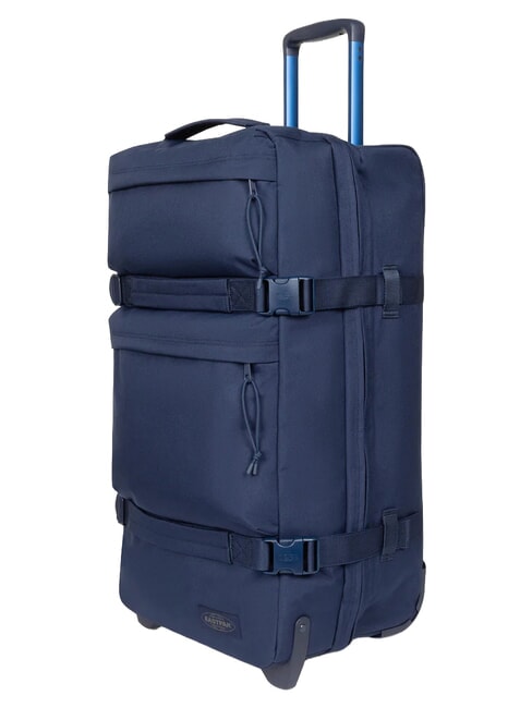 TRANSIT'R PLUS L Grand chariot bleu marine monochrome - Valises Semi-rigides