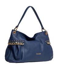 BRACCIALINI NORA Sac bandouli&egrave;re en cuir avec cha&icirc;ne bleu - Sacs pour Femme - 2
