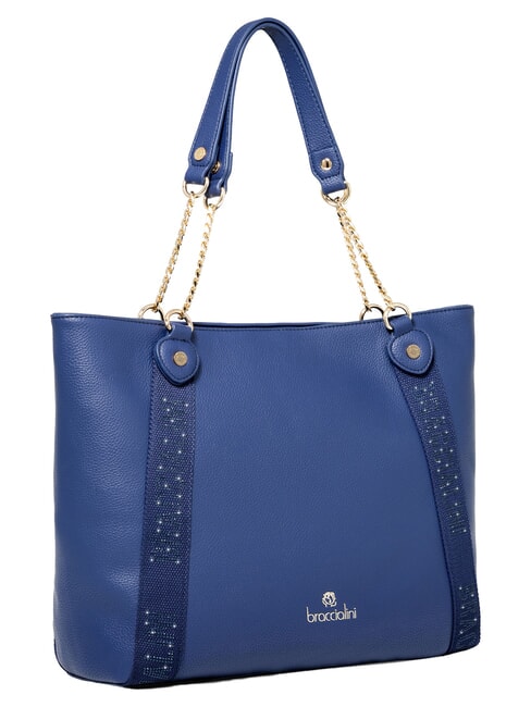 GISELLE Sac cabas M, sac bandouli&egrave;re bleu - Sacs pour Femme