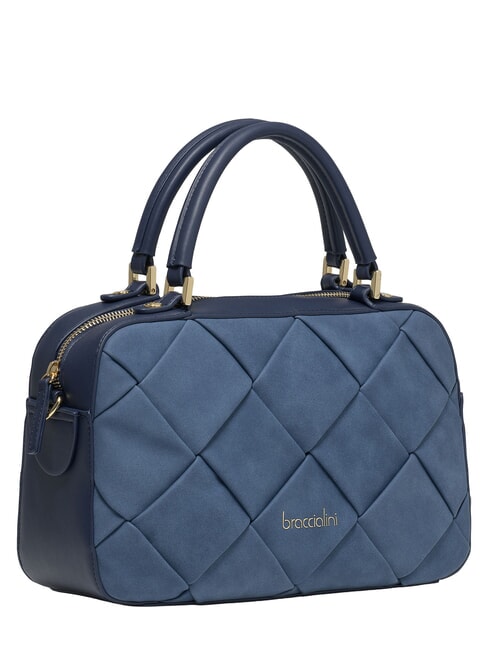 ICONS Sac &agrave; bandouli&egrave;re avec bandouli&egrave;re bleu - Sacs pour Femme