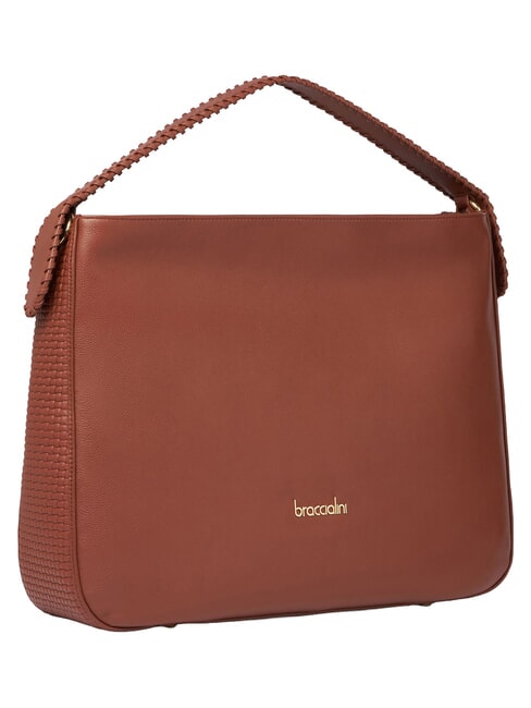 NAOMI Sacoche en cuir marron - Sacs pour Femme
