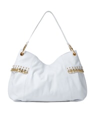 BRACCIALINI NORA Sac bandouli&egrave;re en cuir avec cha&icirc;ne blanc - Sacs pour Femme - 3