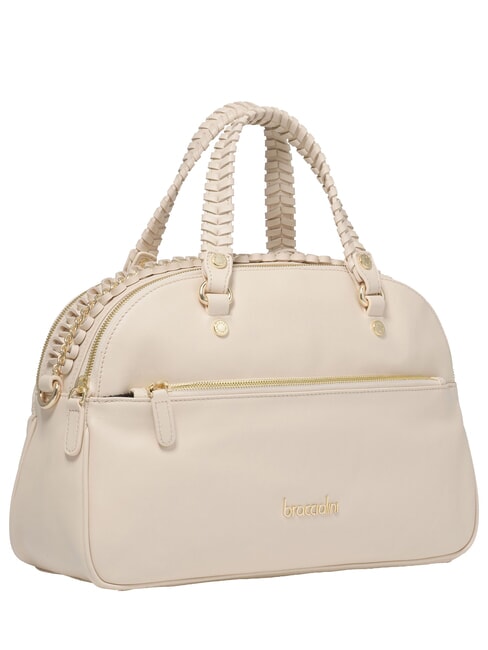 NAOMI Sac &agrave; main avec bandouli&egrave;re beige - Sacs pour Femme
