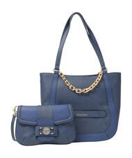 BRACCIALINI CHAIN Sac bandouli&egrave;re &agrave; cha&icirc;ne bleu - Sacs pour Femme - 3