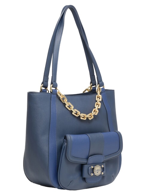 CHAIN Sac bandouli&egrave;re &agrave; cha&icirc;ne bleu - Sacs pour Femme