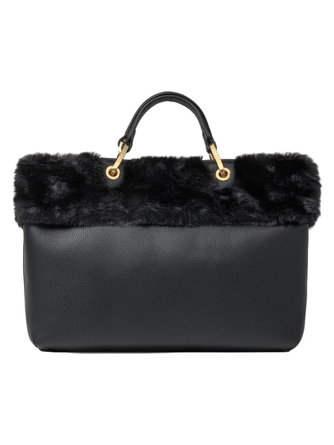 BETH FUR Sac &agrave; main avec pochette noir - Sacs pour Femme