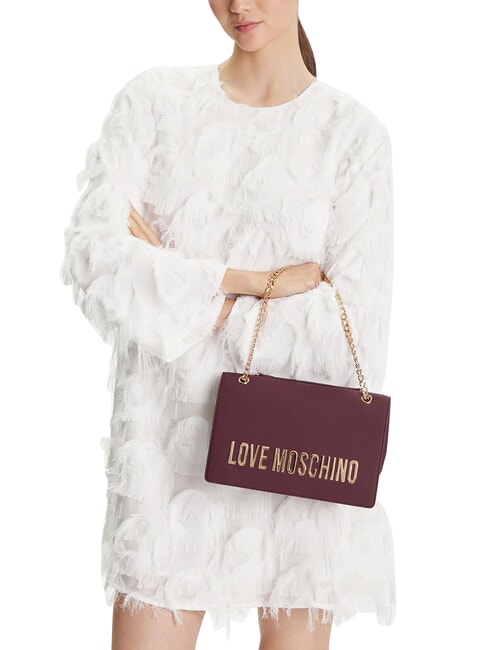 BOLD LOVE Sac bandouli&egrave;re, avec cha&icirc;ne vin - Sacs pour Femme