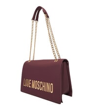 LOVE MOSCHINO BOLD LOVE Sac bandouli&egrave;re, avec cha&icirc;ne vin - Sacs pour Femme - 4