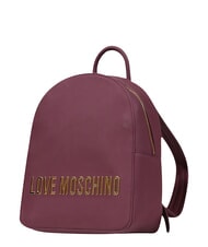 LOVE MOSCHINO BOLD LOVE Sac &agrave; dos avec logo en relief vin - Sacs pour Femme - 2