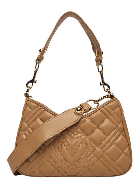 QUILTED Sac &agrave; double fonction beige - Sacs pour Femme