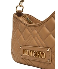 LOVE MOSCHINO QUILTED Sac &agrave; double fonction beige - Sacs pour Femme - 5