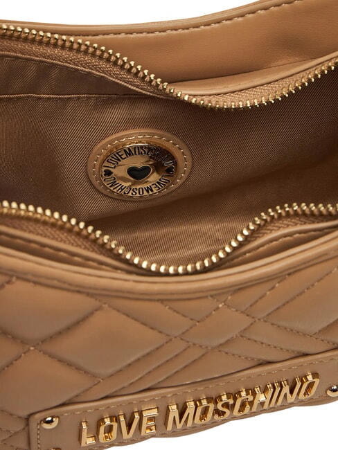 QUILTED Sac &agrave; double fonction beige - Sacs pour Femme