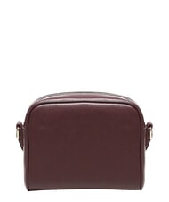 LOVE MOSCHINO LOCKED IN GOLD Mini sac bandouli&egrave;re vin - Sacs pour Femme - 3