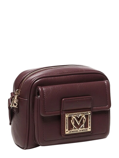 LOCKED IN GOLD Mini sac bandouli&egrave;re vin - Sacs pour Femme