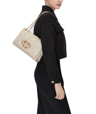 LOVE MOSCHINO EMBOSSED Sac bandouli&egrave;re / sac port&eacute; travers Ivoire - Sacs pour Femme - 2