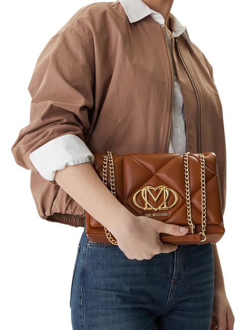 EMBOSSED Sac bandouli&egrave;re / sac port&eacute; travers ch&acirc;taigne - Sacs pour Femme
