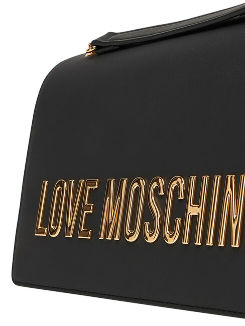 BOLD LOVE Sac bandouli&egrave;re, avec cha&icirc;ne Noir - Sacs pour Femme