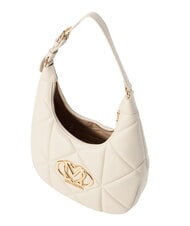 LOVE MOSCHINO EMBOSSED sac bandouli&egrave;re Ivoire - Sacs pour Femme - 3